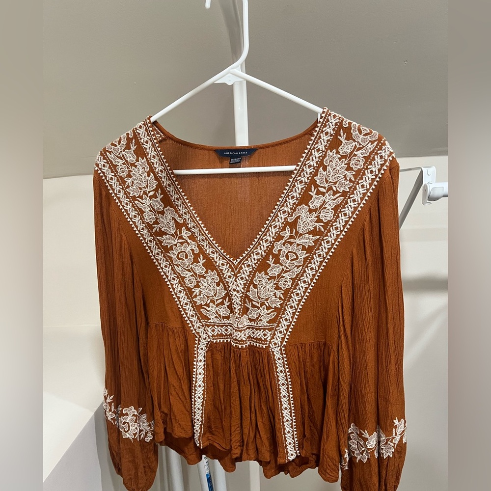 American Eagle long sleeve blouse